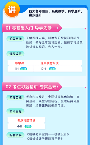 启航考研2026考研机械设计全程班2