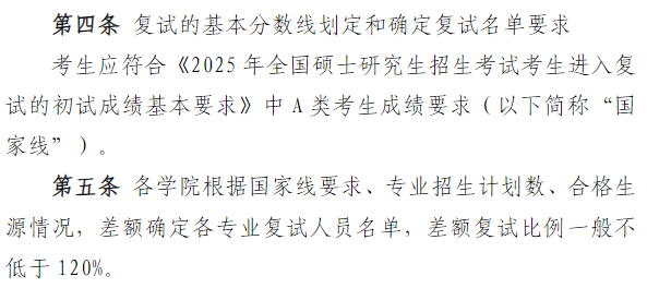 泉州师范学院2025年硕士研究生分数线