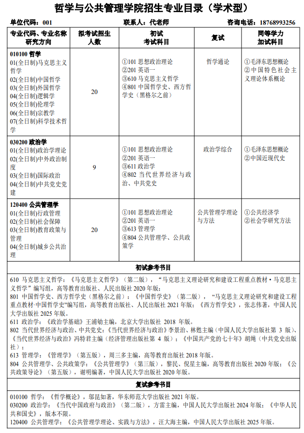 河南大学2026年硕士研究生招生专业目录
