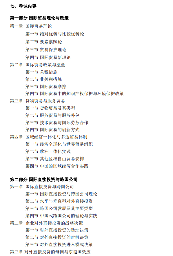  2023年北京语言大学硕士研究生入学考试初试《国际商务专业基础》考试大纲