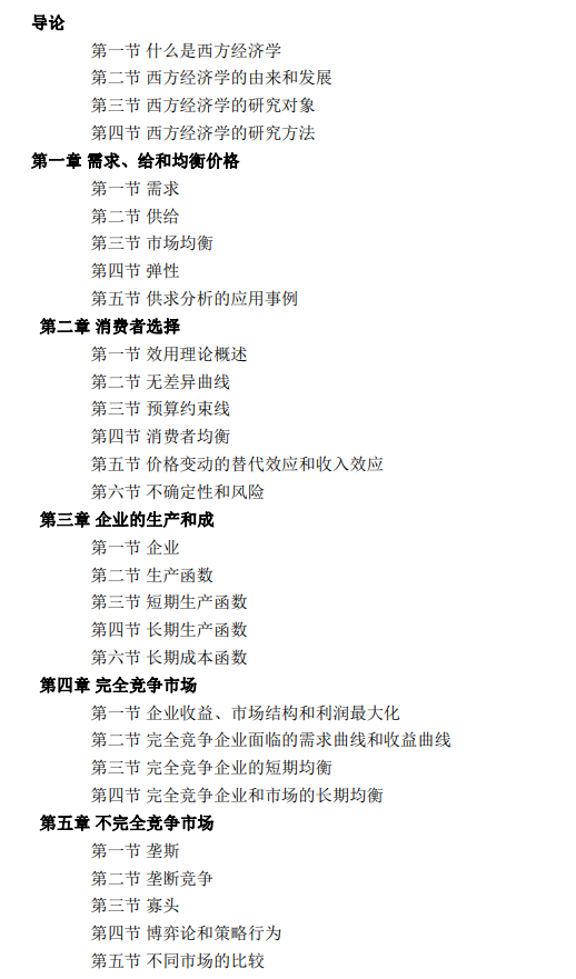 2023年北京语言大学硕士研究生入学考试初试《经济学》(801)考试大纲