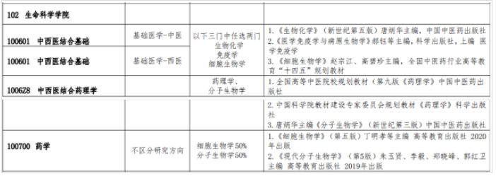 生命科学学院2026年接收推荐免试攻读研究生复试通知