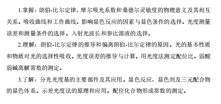 河北农业大学2026年硕士入学考试自命题科目大纲-分析化学