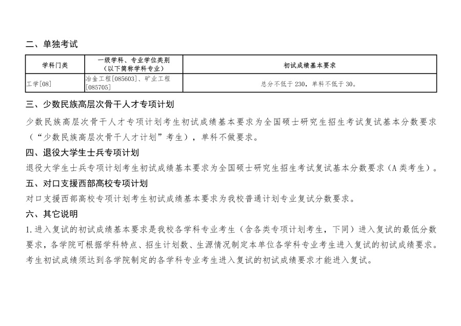 东北大学2026年硕士研究生招生考试分数线