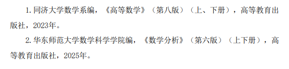 鞍山师范学院2026年硕士研究生自命题考试大纲-微积分