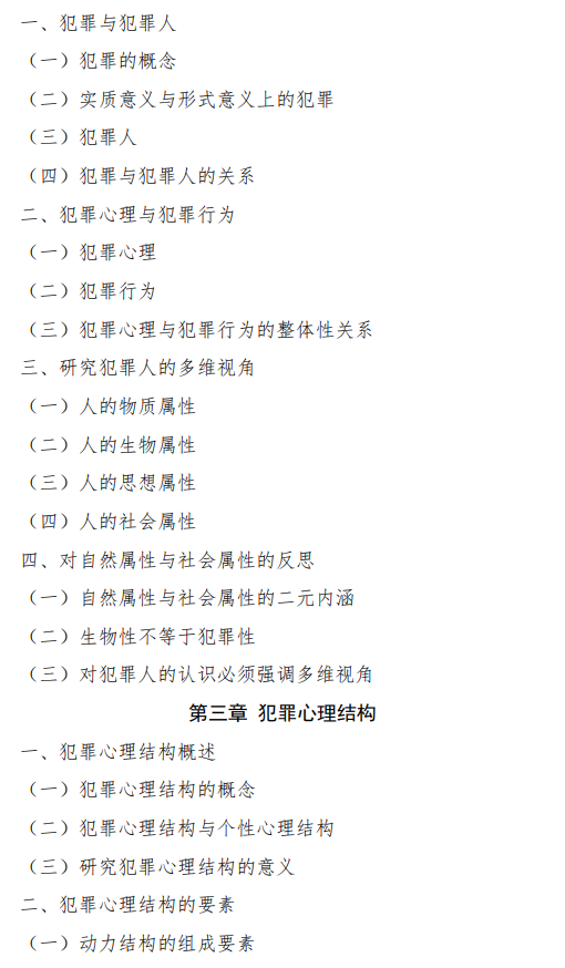 中国刑事警察学院2026年硕士研究生复试考试大纲-犯罪心理学