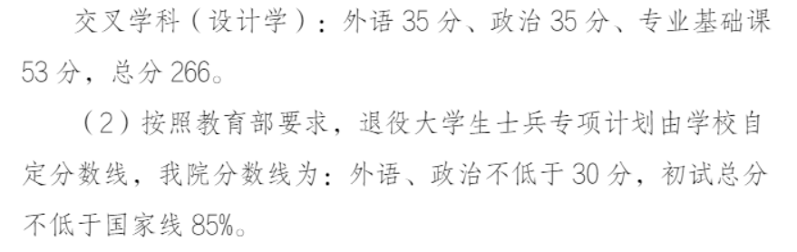 吉林艺术学院2026年硕士研究生复试分数线