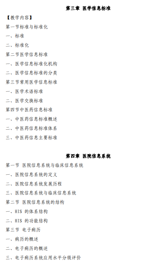 安徽中医药大学2026年硕士研究生初试自命题考试大纲-医学信息综合
