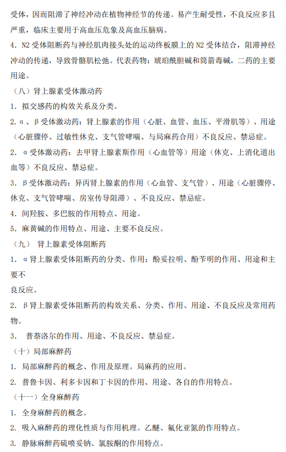安徽中医药大学2026年硕士研究生初试自命题考试大纲-药学综合