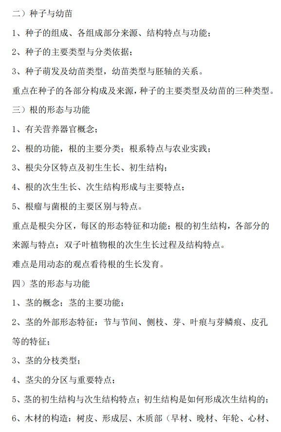 江西农业大学2026年硕士研究生考试大纲-农业知识综合一