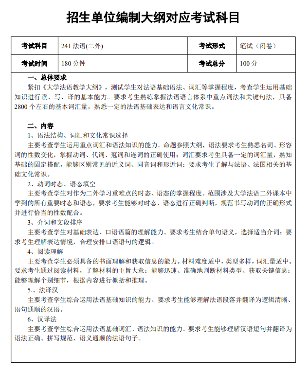电子科技大学2026年硕士研究生招生考试初试自命题科目考试大纲