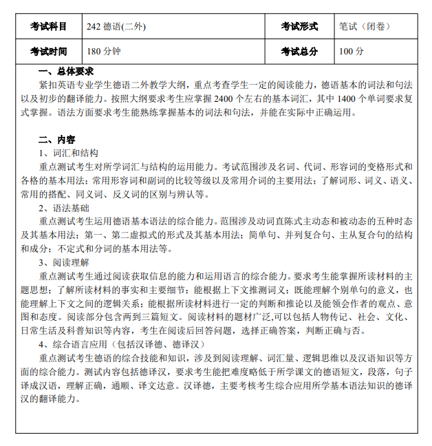 电子科技大学2026年硕士研究生招生考试初试自命题科目考试大纲