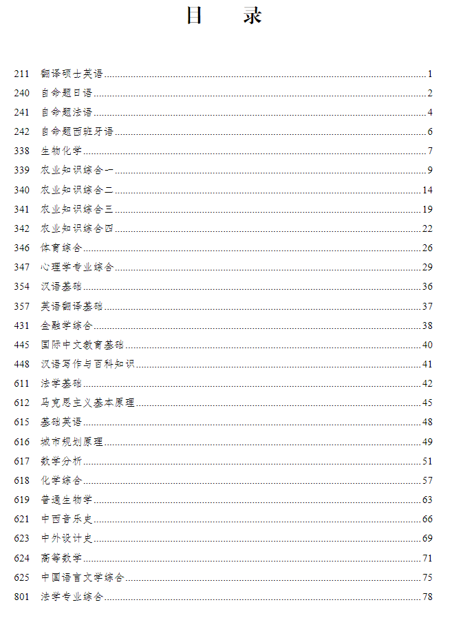 西南科技大学2026年硕士研究生自命题考试大纲