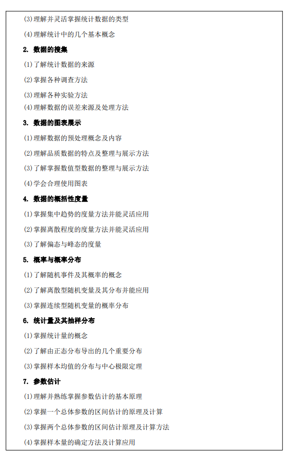 西安财经大学2026年硕士研究生初试自命题考试大纲-应用统计专业