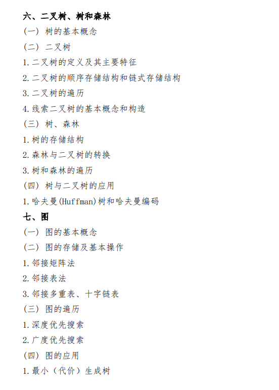 2027中央民族大学《数据结构》(853)初试大纲