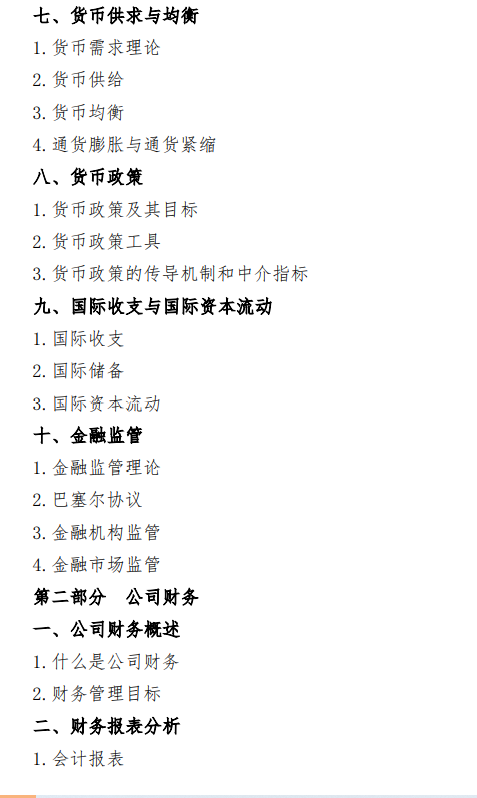2027中央民族大学《金融学综合》(431)初试大纲