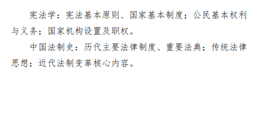 27考研,中央民族大学,613法学基础,考试大纲,法理学,宪法学,中国法制史