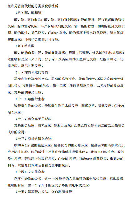 佳木斯大学2027年硕士研究生初试自命题考试大纲-药学综合