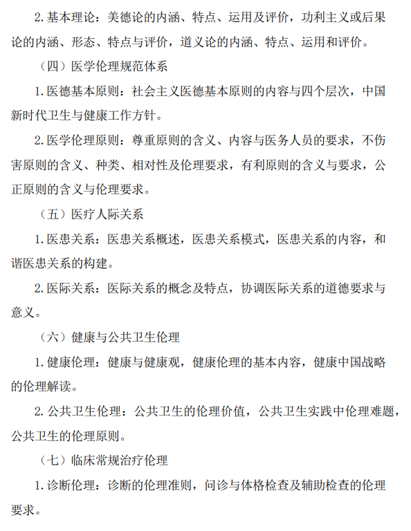 遵义医科大学2026年硕士研究生自命题考试大纲-人文医学综合