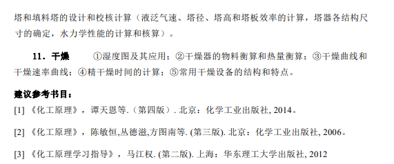兰州理工大学2026年硕士研究生考试大纲-石油化工学院