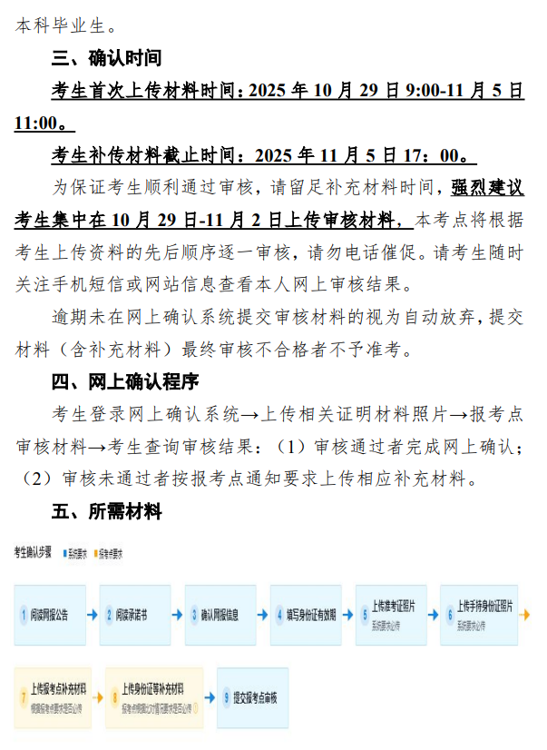 新疆财经大学报考点2026 年全国硕士研究生招生考试网上确认公告