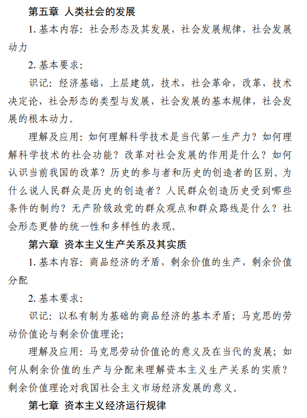 北京信息科技大学2027年硕士研究生招生初试科目考试大纲-马克思主义基本原理