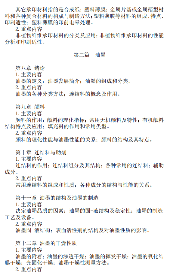 北京印刷学院2027年硕士研究生初试自命题考试大纲-材料科学基础