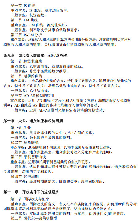 天津外国语大学2027年硕士研究生招生考试初试大纲-理论经济学