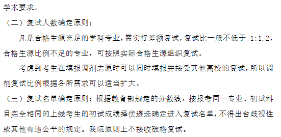 上海社会科学院2026年硕士研究生招生复试分数线