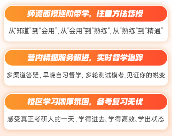 启航考研半年集训营