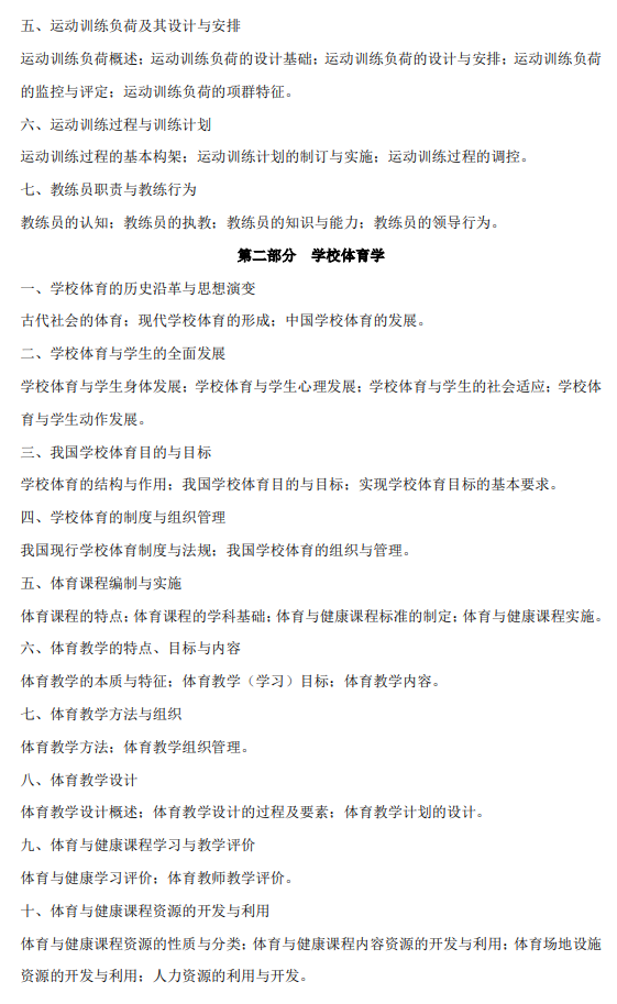 湖州师范学院2027年研究生考试大纲-体育学院